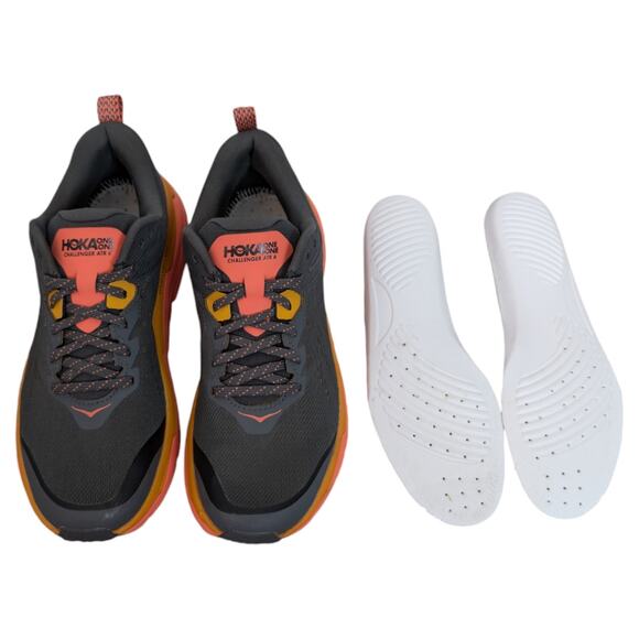 HOKA ONE ONE Challenger ATR 6 Castlerock Camellia Trail Running Sneaker Womens 9 - Picture 12 of 12